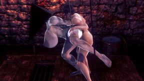 pyramid head woman gets fucked hard - silent hill hentai parody