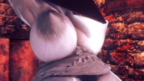 pyramid head woman gets fucked hard - silent hill hentai parody