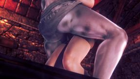 pyramid head woman gets fucked hard - silent hill hentai parody