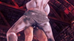 pyramid head woman gets fucked hard - silent hill hentai parody