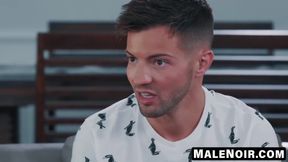 MaleNoir.com - ColbyTucker's day filled with throat stuffing and ass fucking