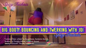 Big Booty Bouncing and Twerking with JOI
