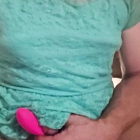 Riding my dildo and playing with my vibrator