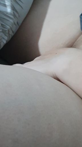 Step mom shows her pussy while step son has a big erection