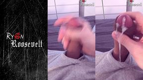 new vertical short trilogy! (part 1 - chilled-out wank in white thermals while watching porn)