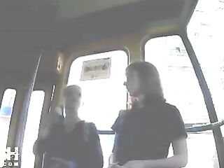 Flash 2 Teens On Bus