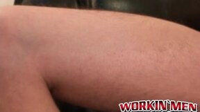 Gorgeous amateur Ricky teases & jerks off his meat solo