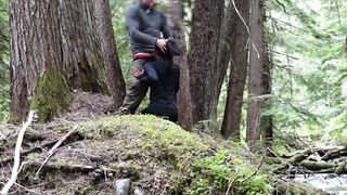 Cheating Black Gf Fucking inside the Woods by Mt Rainier.