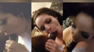 BBC meaty lunch milf takes load full mouth