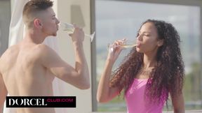 Romy Indy gets pleasure from gentle sex in the villa