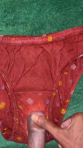 Got Rid of the Stress by Masturbating Shakutla Dirty Panties