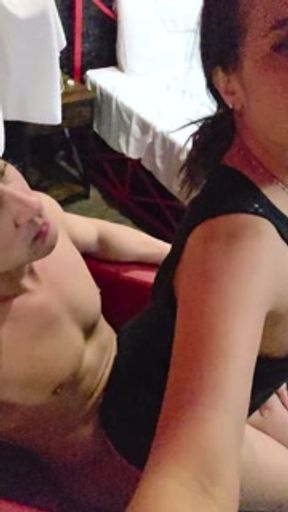 Married Russian Student Takes Seniors in Line. Classic 30$ Bareback +10