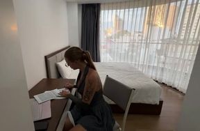 Secretary Caught in Hotel Room Gets Fucked Hard and Creampied Deep Inside