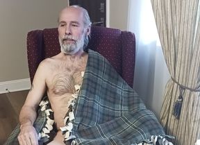 Tony Forrest in the Recliner with the Fleece