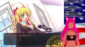 Petite VTuber With Big Boobs Livestreams Anime Parody Comedy Game Session