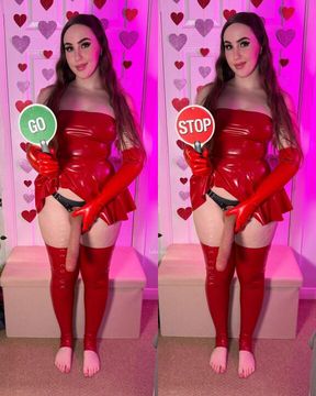 Latex, SPH, JOI, Cum Countdown & Ruined Orgasm!