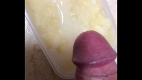 Japanese Solo Boy 18+ Masturbates and Cums Hard in Shaved Blowjob Scene