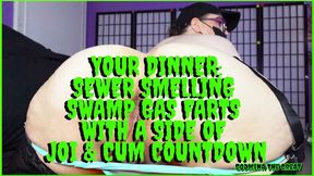 Your Dinner: Sewer Smelling Swamp Gas Farts With A Side Of JOI And Cum Countdown 1920x1080 MP4