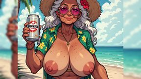 Tits Out at Beach