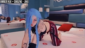 Amberzinha Cosplay&#039_s - JINX from League of Legends ft. QroZne [FREE CUT]