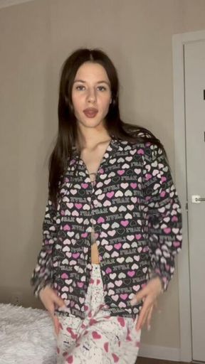 Your kitty in and out of pajamas!