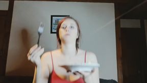 feed mukbang je mange en faisant du sport