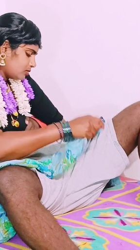 Must-see moment from &quot;Indian beautiful saree stepsister and stepbrother Telugu dirty talks.&quot;