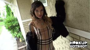 slutty kitty carrera takes bryan gozzling’s fat cock up her ass!