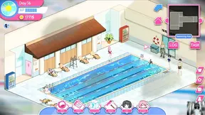My ex-girlfriend turns into an exhibitionist slave in a hentai game