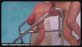 Intense Bareback Action by the Pool with Cole Sexton and Chad Brock