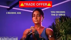 Huge-Ass Anime Chick Deepthroats Big Dick for Facial & Doggy Style Creampie