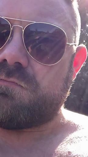 Smoking My Cigar Outdoors in the Summer Heat