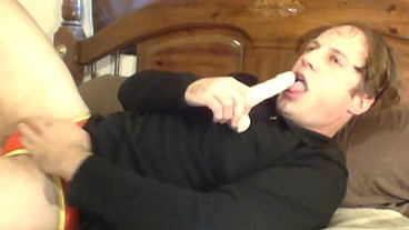 Straight Dude Solo Dildo Play On Webcam