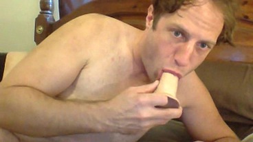 Straight Dude Solo Dildo Play On Webcam