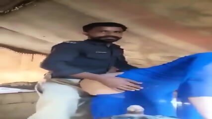 Desi shemale with Pakistani police