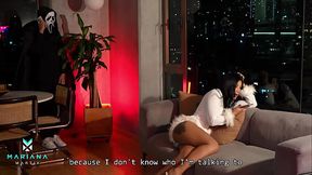 A ghost fucks me savagely on Halloween night - Scary Movie - Mariana Martix and Max Betancur