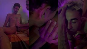 orgia com dotados leitando passivo rabudo