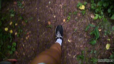 Daring Outdoor Piss Ritual in Park - Kinky Mary Drinks Everything
