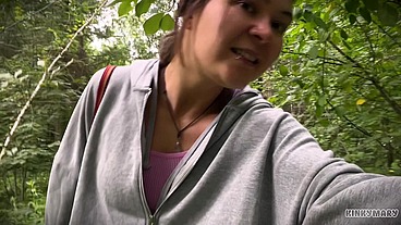 Daring Outdoor Piss Ritual in Park - Kinky Mary Drinks Everything