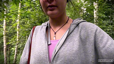 Daring Outdoor Piss Ritual in Park - Kinky Mary Drinks Everything
