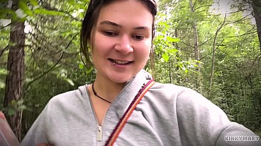 Daring Outdoor Piss Ritual in Park - Kinky Mary Drinks Everything