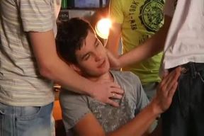 Dirty twink boy bareback ass fucking sex scene