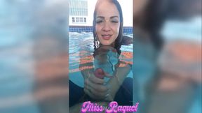 Raquel Sucks and Fucks Underwater in Pool