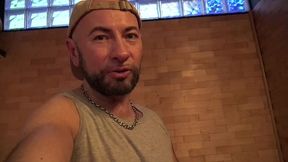 dimitri se pend une bite enorme dans son cul