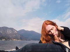 Amateur brunette teen blowjob and cumshot