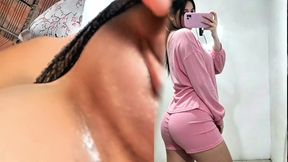 My Best Friend Touches Her Pussy and Masturbates