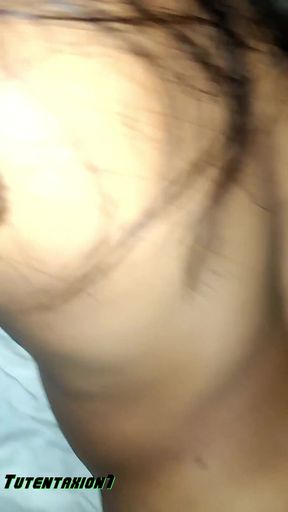 Skinny stepsister gets cocked while wearing a plug in her ass   Clip 2