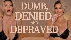 Dumb, Denied, and Depraved