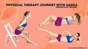 Physical Therapy Journey with Sasha - Tendonitis of the Knee - Leg Fetish - Scar Fetish - All Natural Amateur - Fit - Healthy - Strong