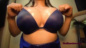 Huge Boobs Step Mom Throat Fucks Her Step Son When Her Hubby Is Away